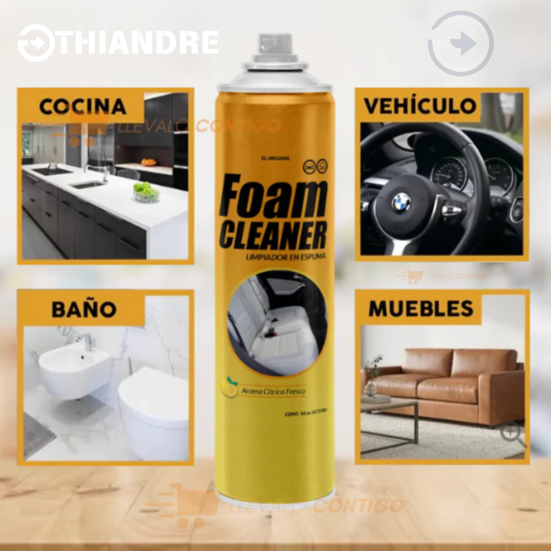 Foam Cleaner® Espuma de limpieza profunda 2X1