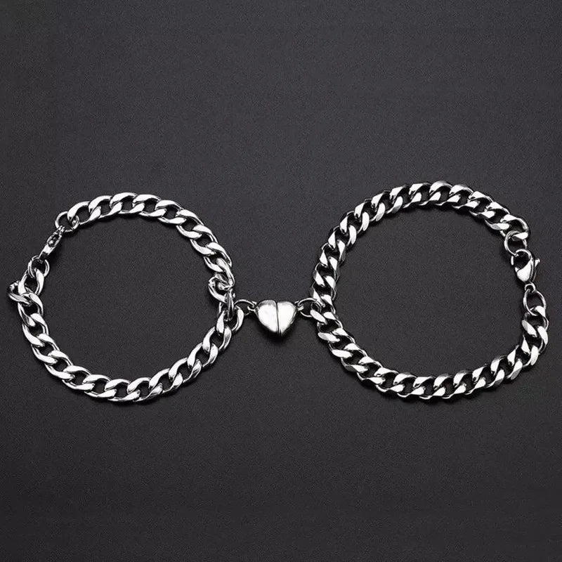 2 PULSERAS MAGNETICAS DE CORAZÓN