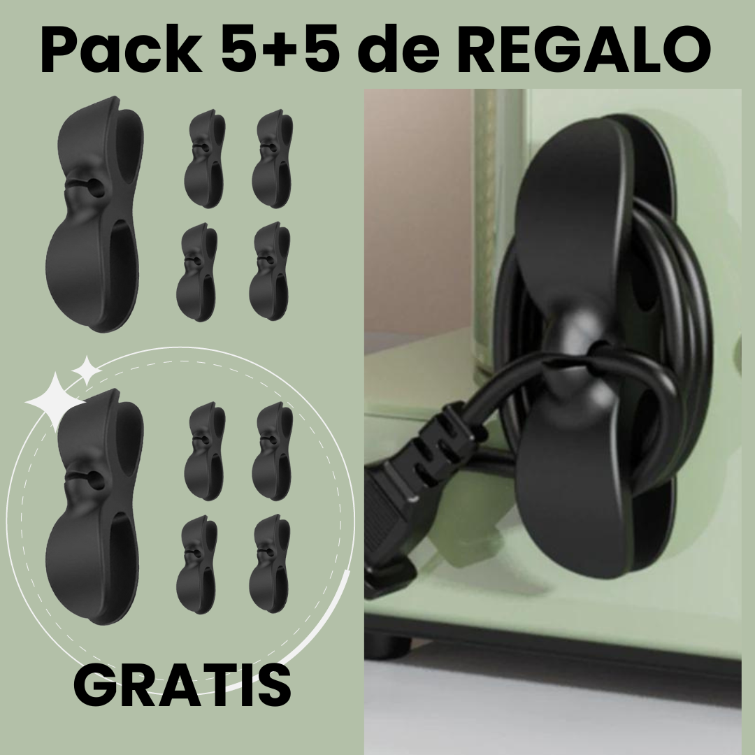 ORGANIZADOR DE CABLES 2X1